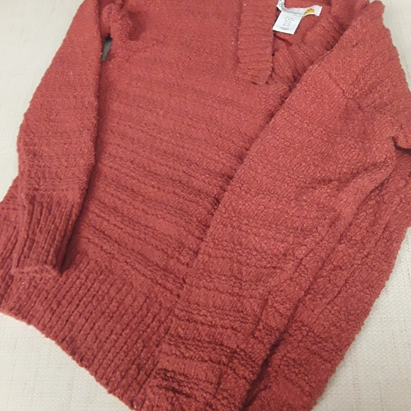 C and C Orange Rust Sweater Xs - Picture 8 of 13
